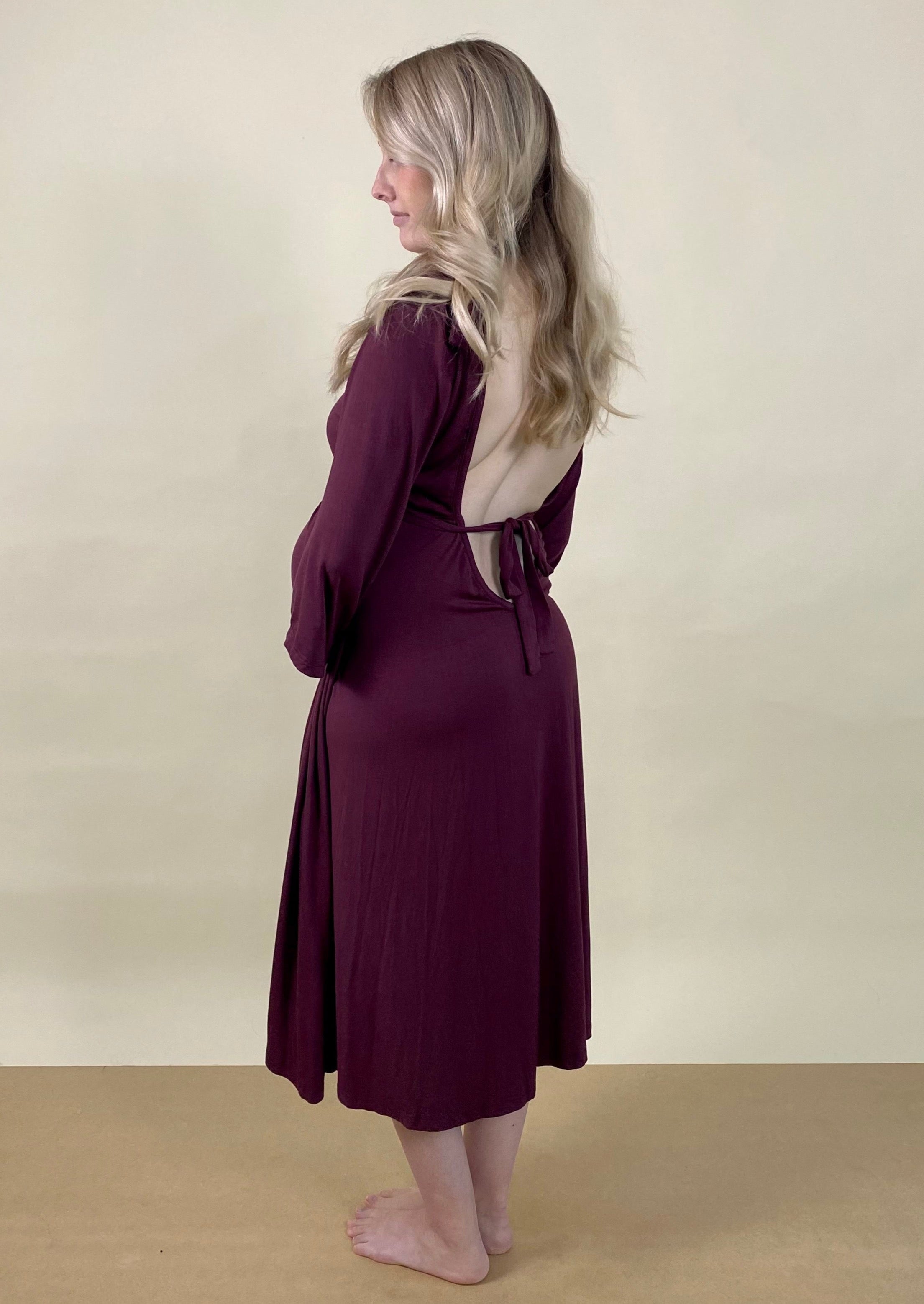 Postpartum maxi sale dress